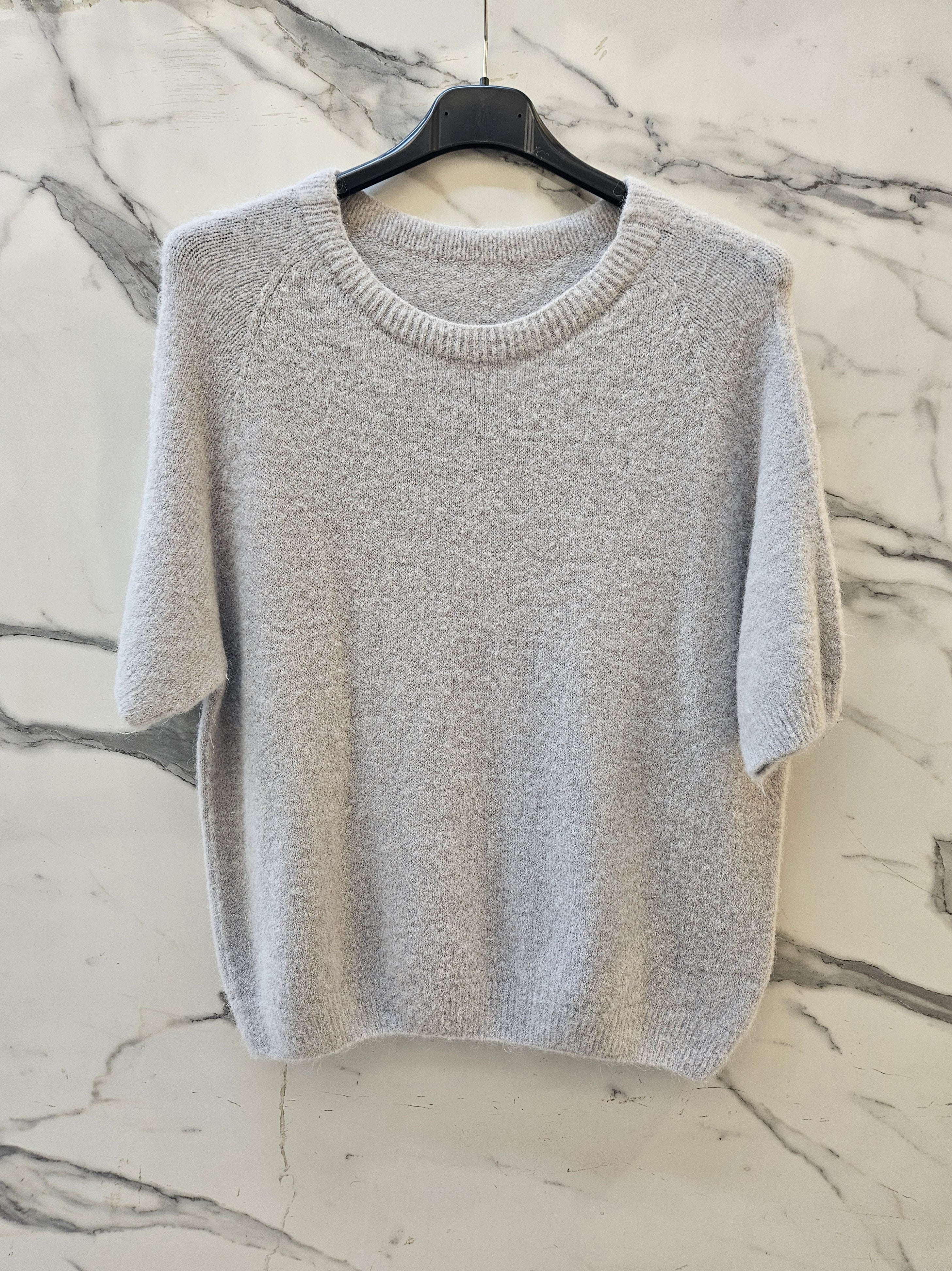 Pull Manches Courtes en Maille Fine