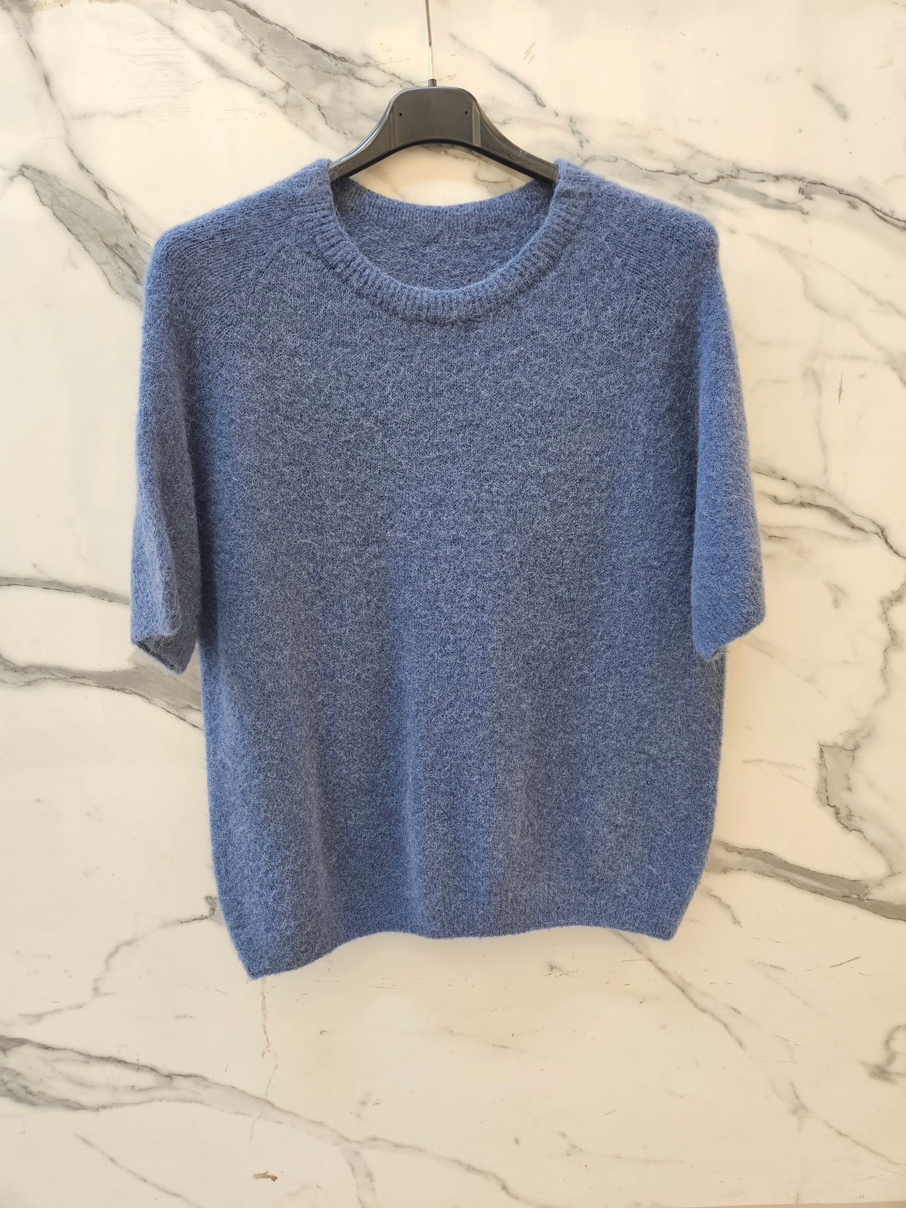 Pull Manches Courtes en Maille Fine