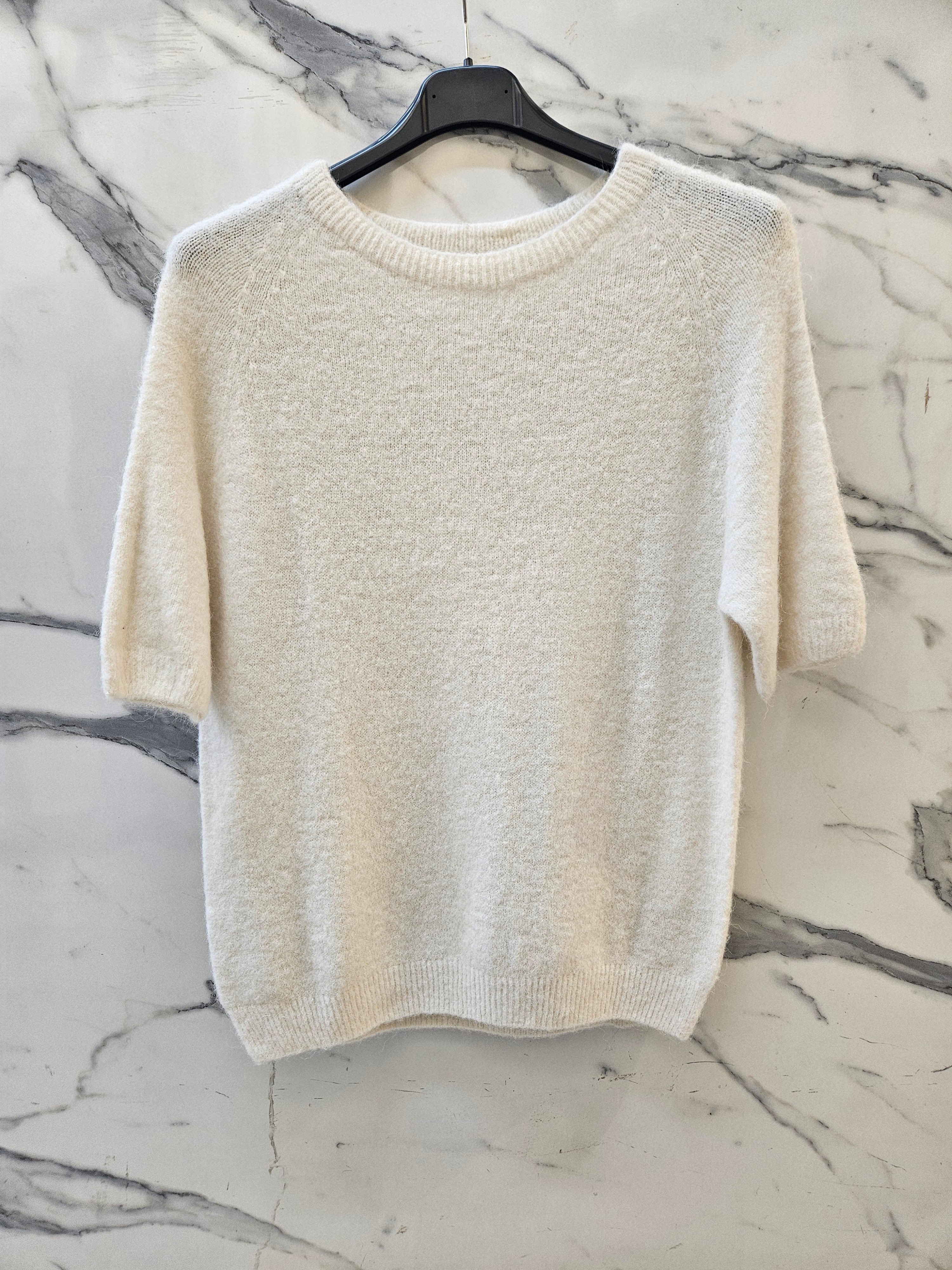 Pull Manches Courtes en Maille Fine