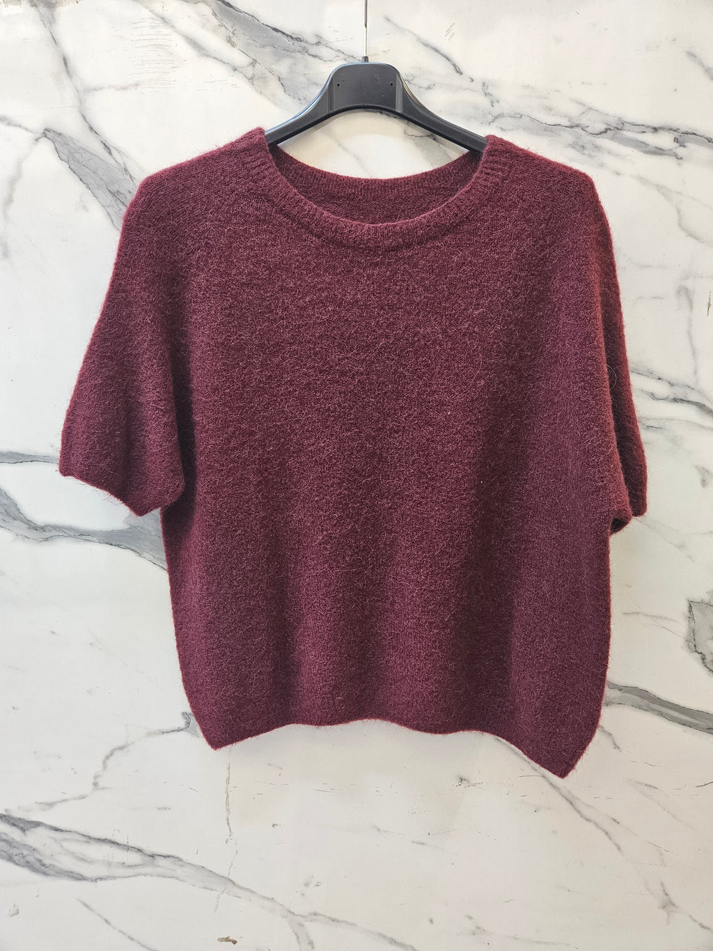 Pull Manches Courtes en Maille Fine