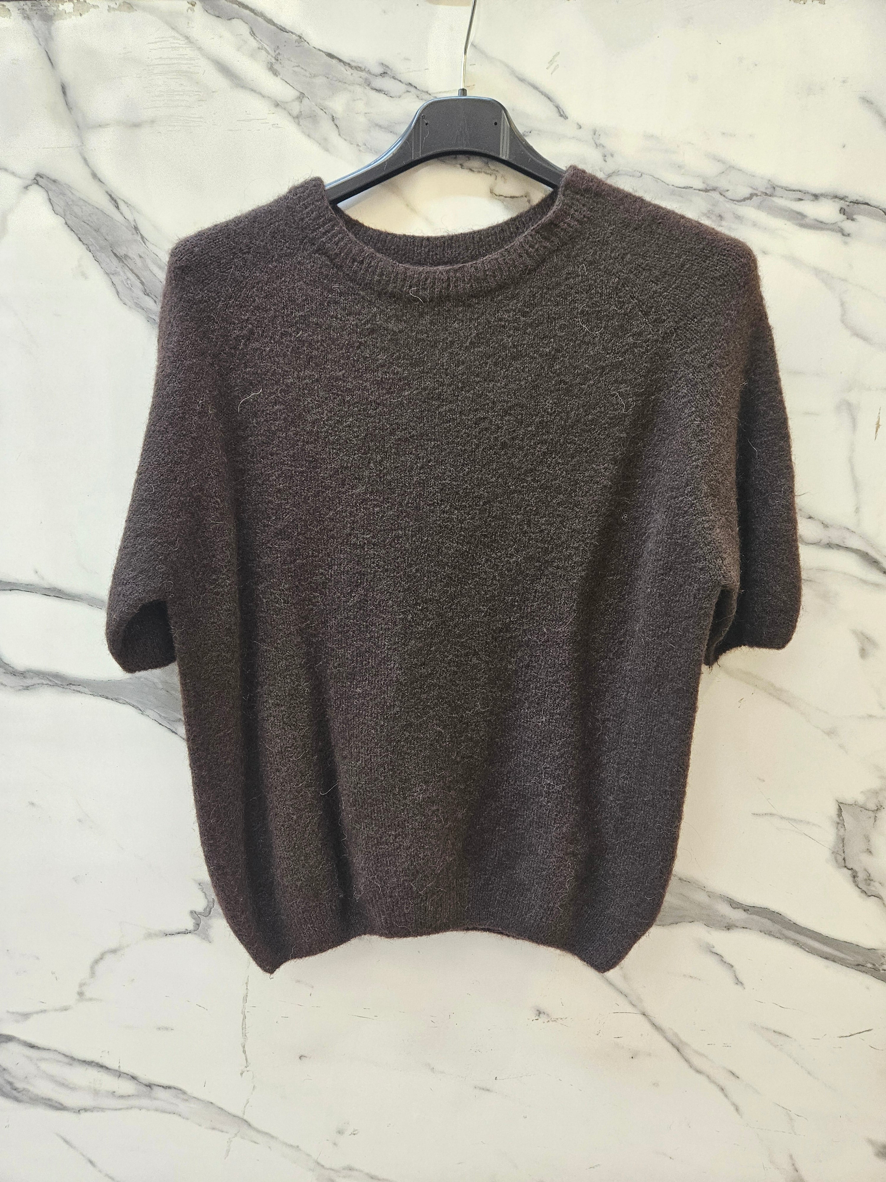 Pull Manches Courtes en Maille Fine