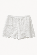 Short brodé ajouré