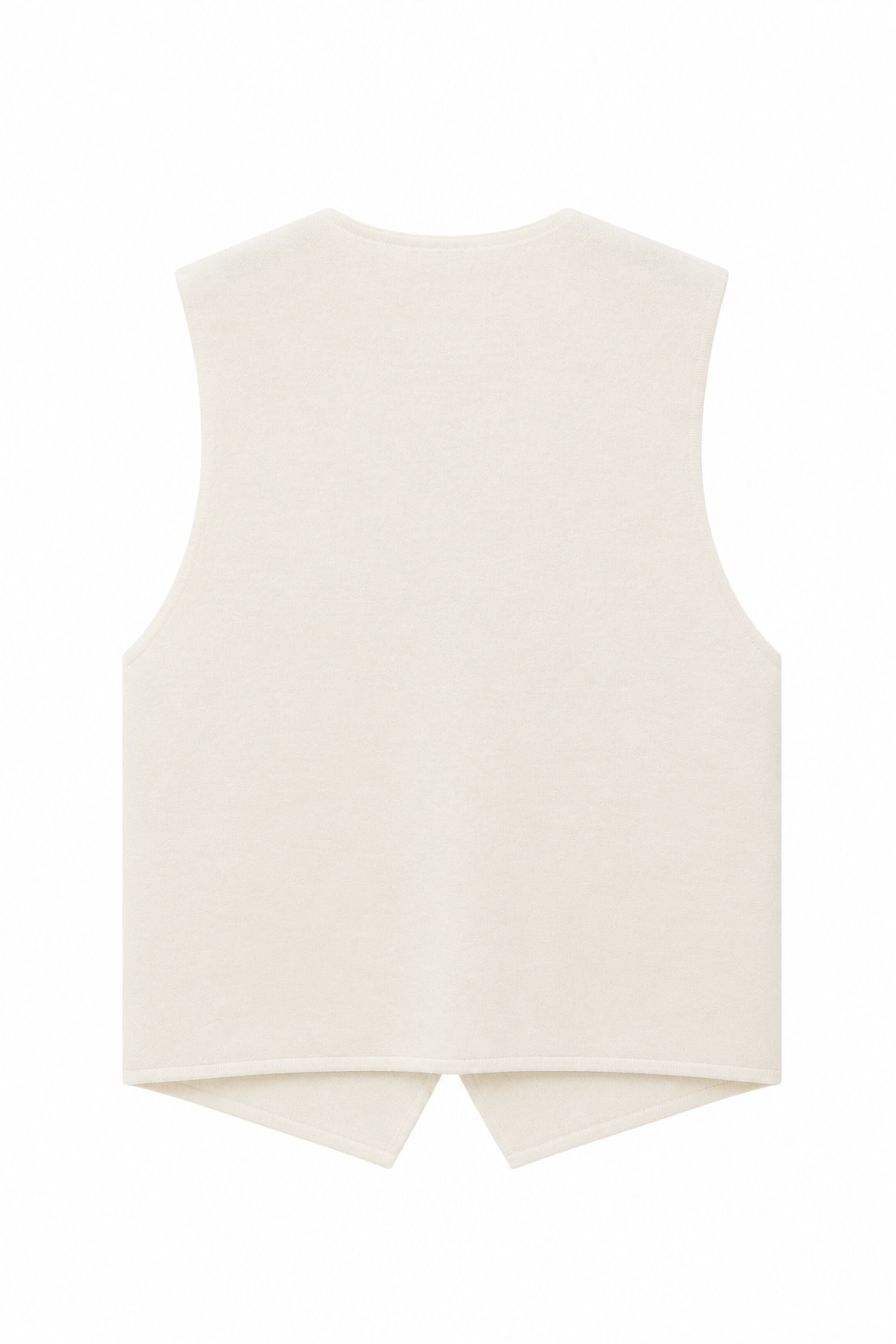 GILET SANS MANCHES EN MAILLE À BOUTONS