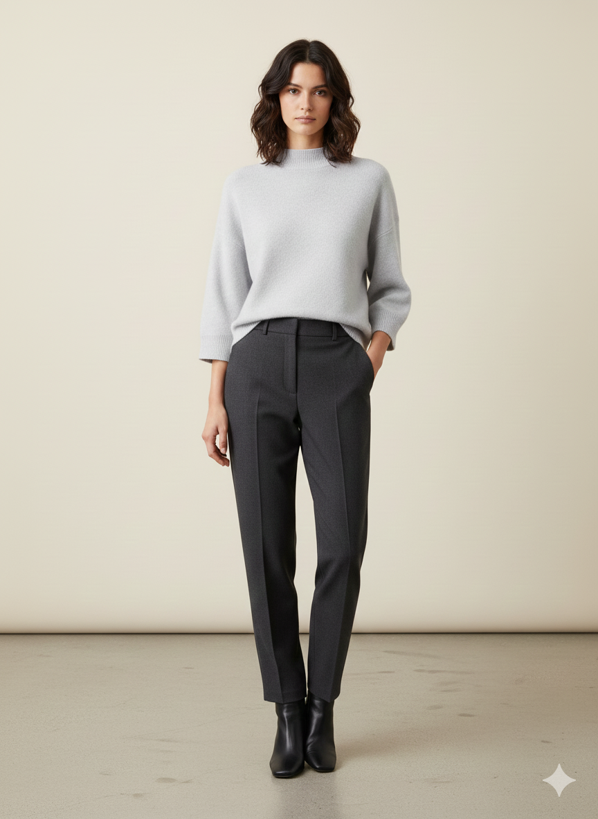 Justine&co Pulls en Maille col round manche courte