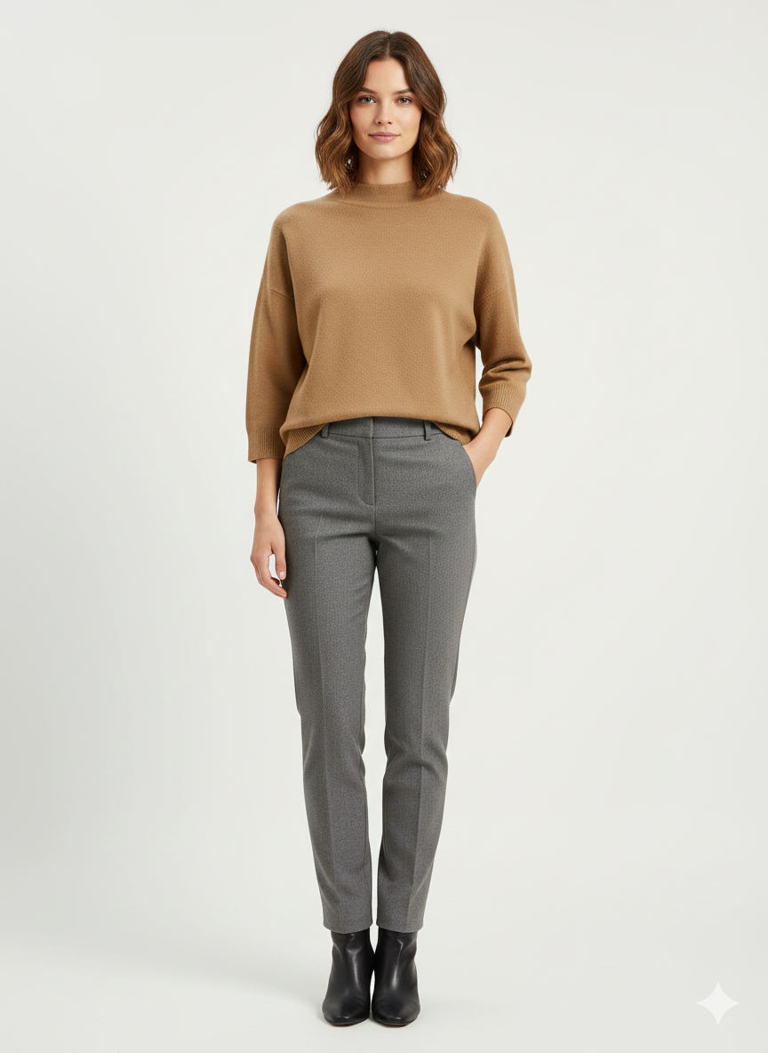 Justine&co Pulls en Maille col round manche courte