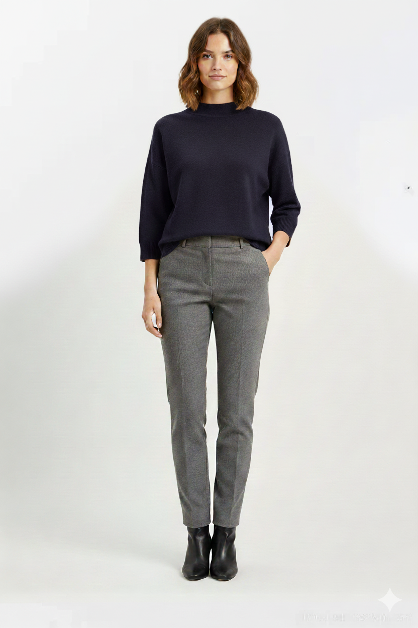 Justine&co Pulls en Maille col round manche courte