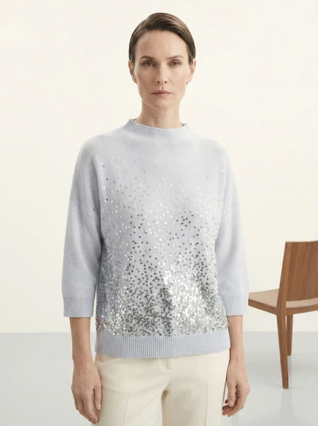 Justine&co Pull en Maille Scintillante