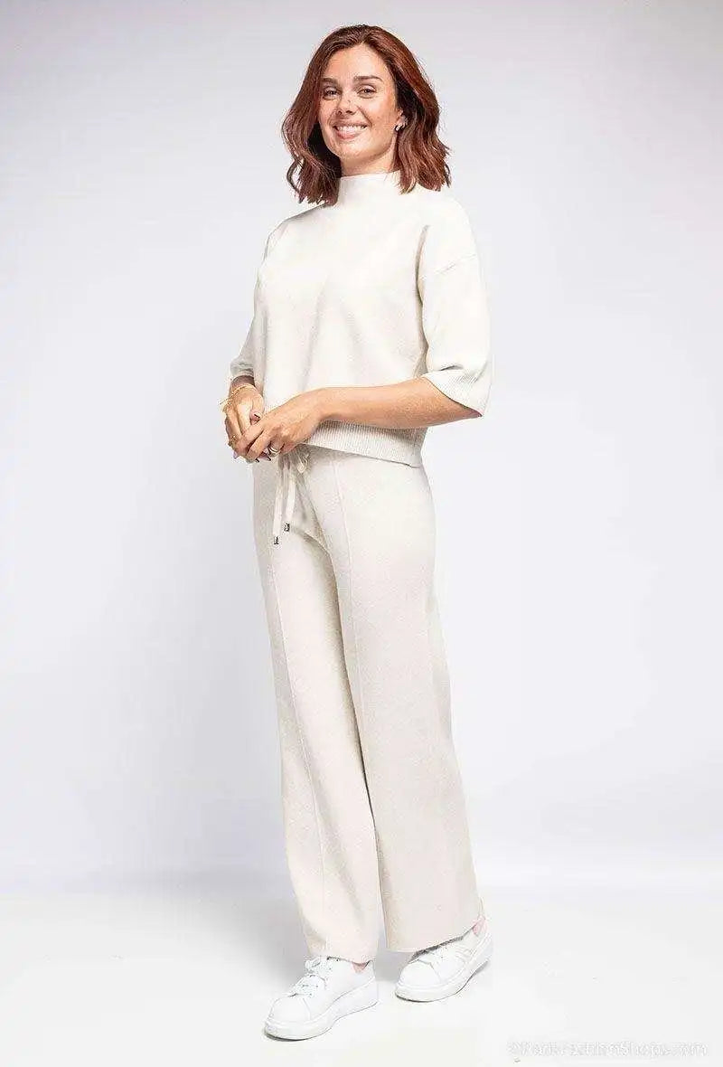 Justine&co Pulls en Maille col round manche courte